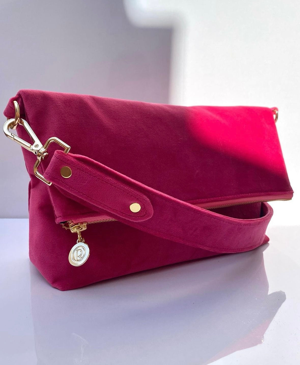 Rona Jessie Magenta pink crossbody bag