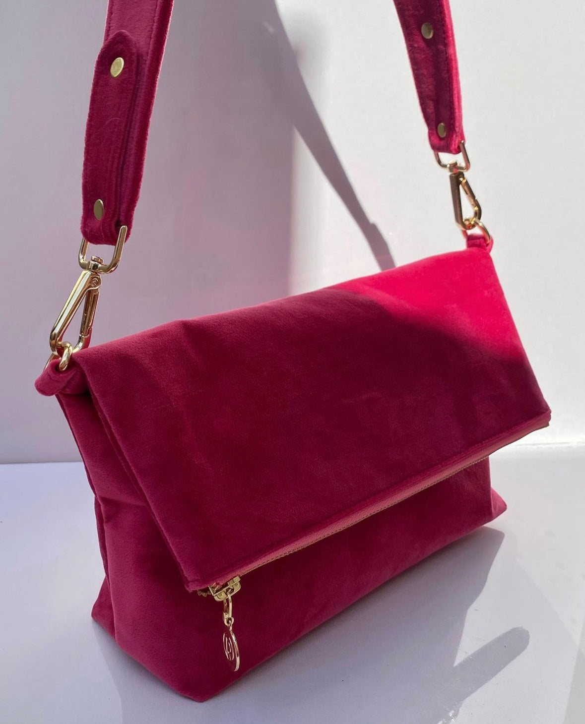 Rona Jessie Magenta pink crossbody bag