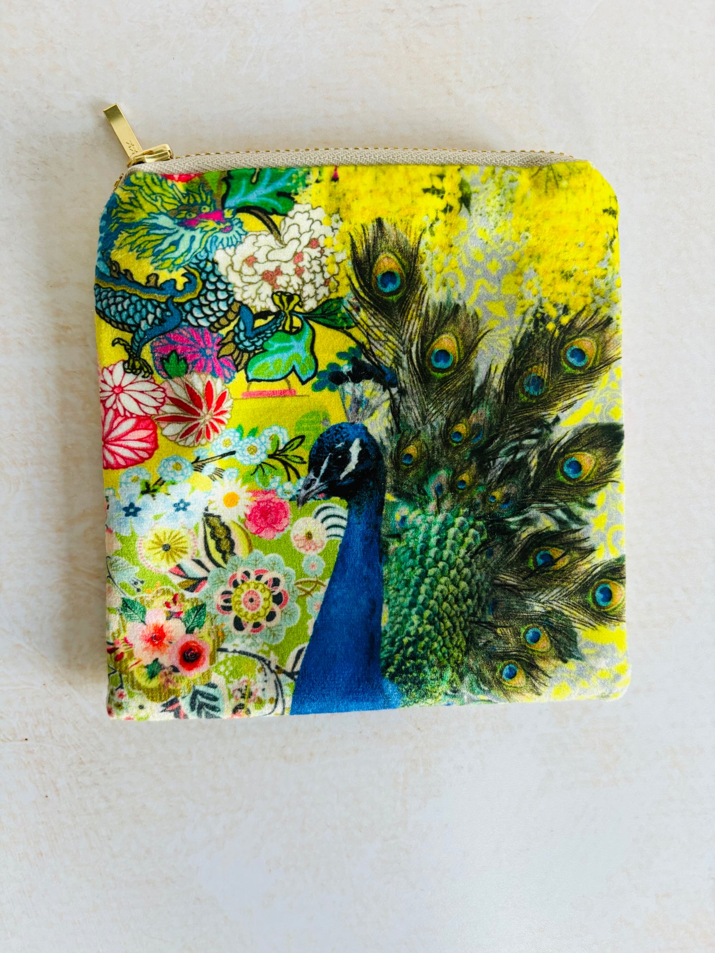 Handmade coin purse velvet feel