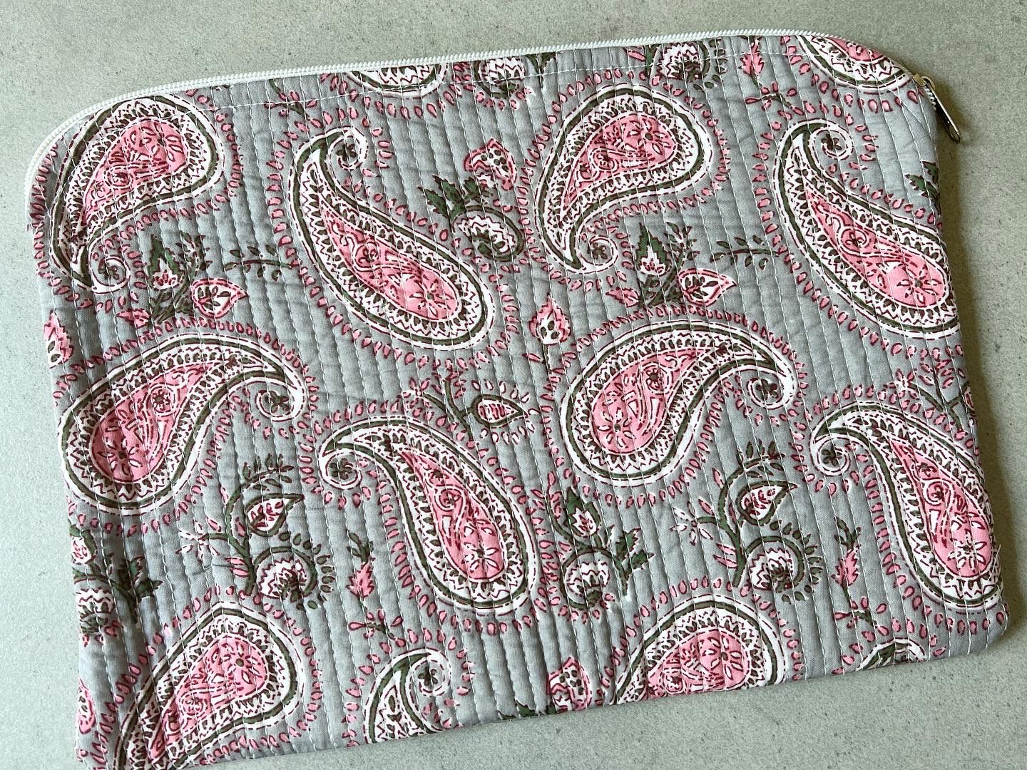 handblock printed laptop covers